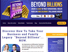 Tablet Screenshot of beyondbillions.com